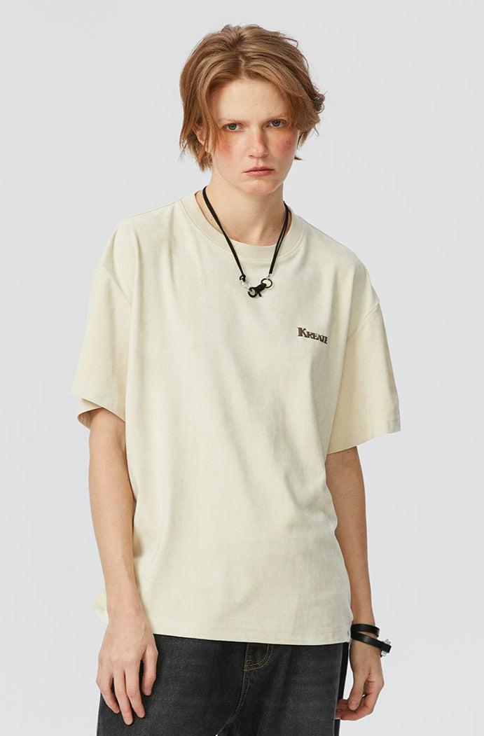 T-Shirt With Basic Embroidered Logo