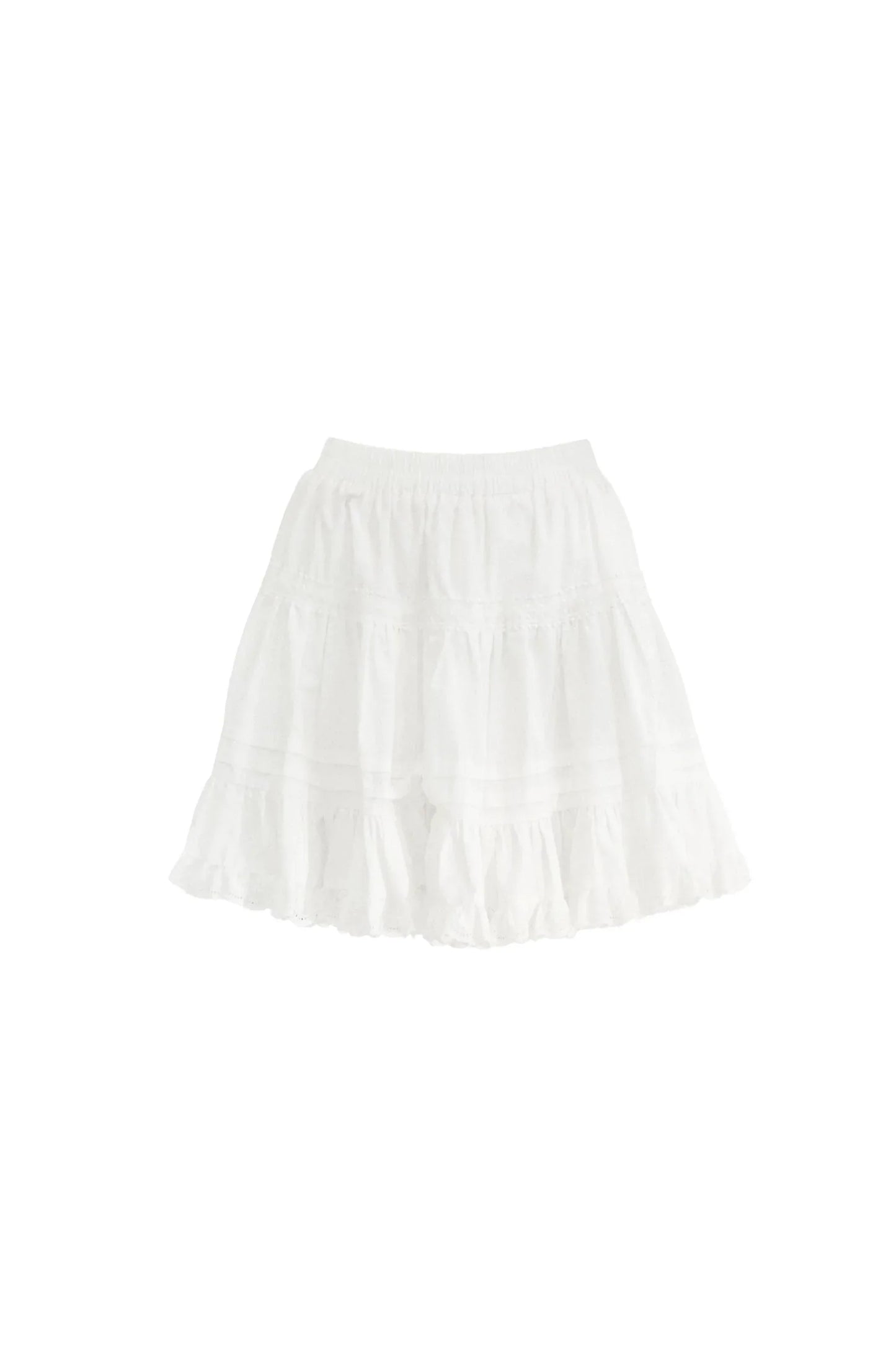 Versatile Tiered Ruffle Mini Skirt Duo - Black and White