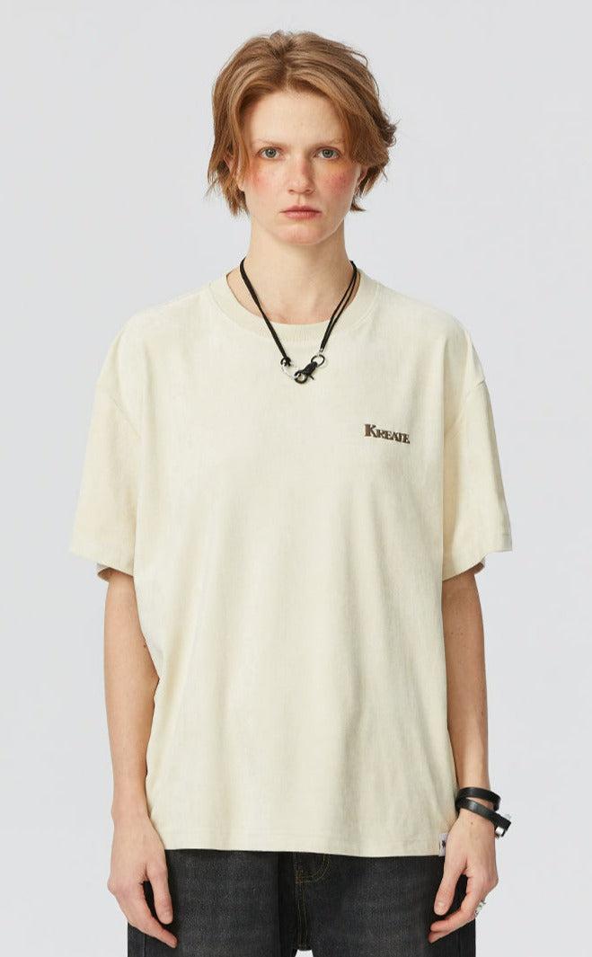 T-Shirt With Basic Embroidered Logo