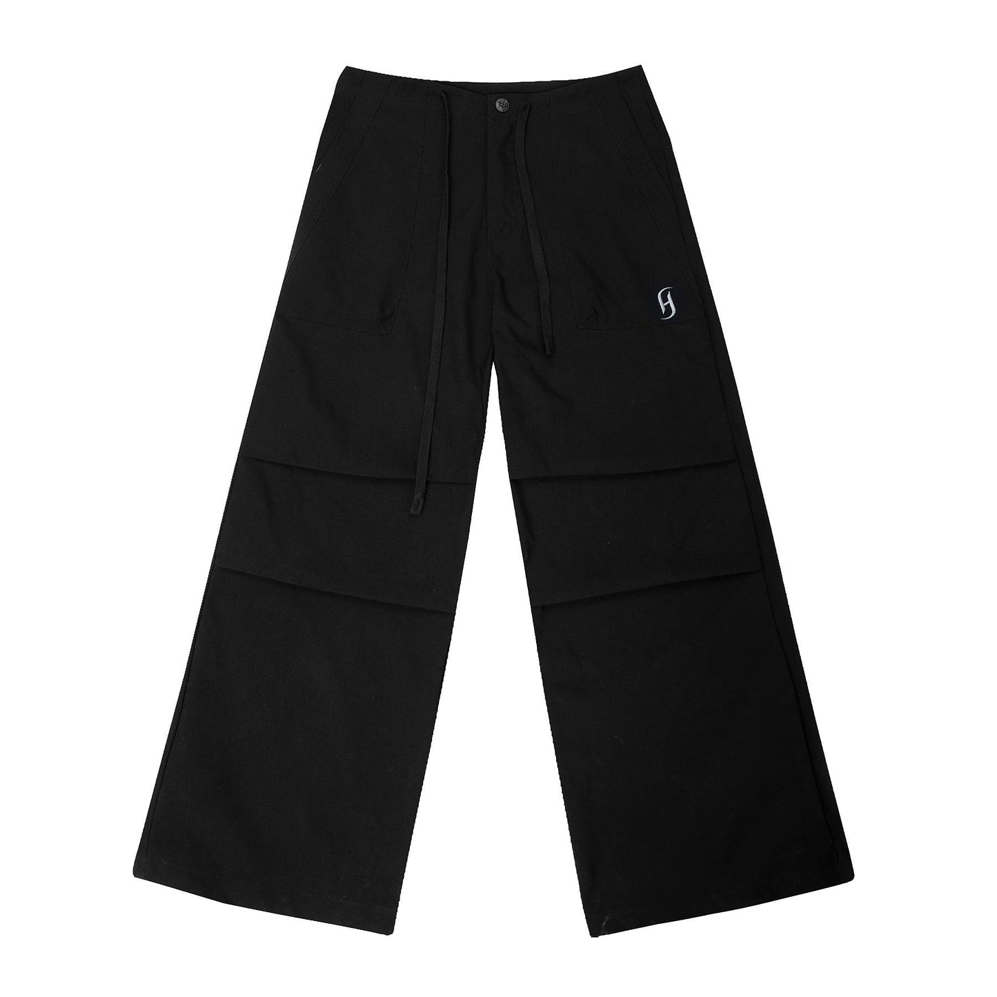 Pleated Tactical Drawstring Pants