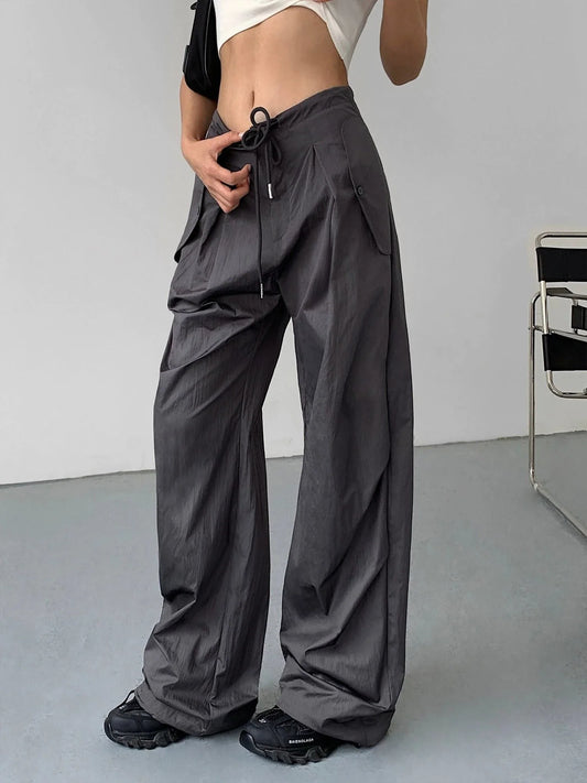American Retro Wide-Leg Work Pants