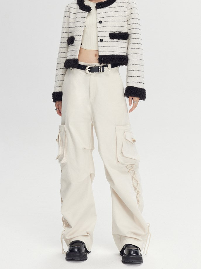 Relaxed Wide-Leg Trousers