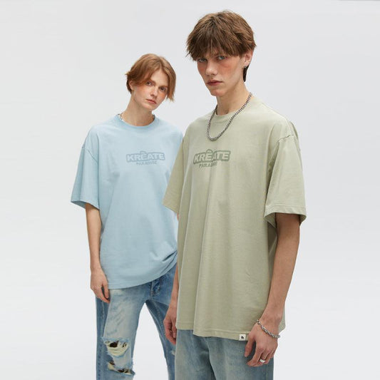 T-Shirt With "Paradise" Logo