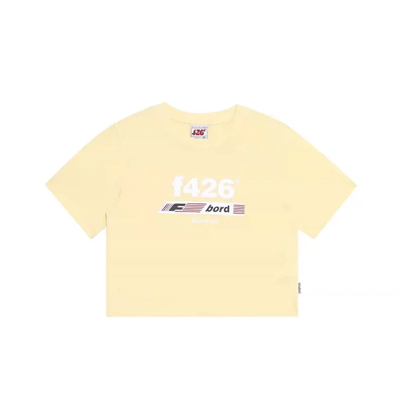 T-Shirt With American Flag Logo