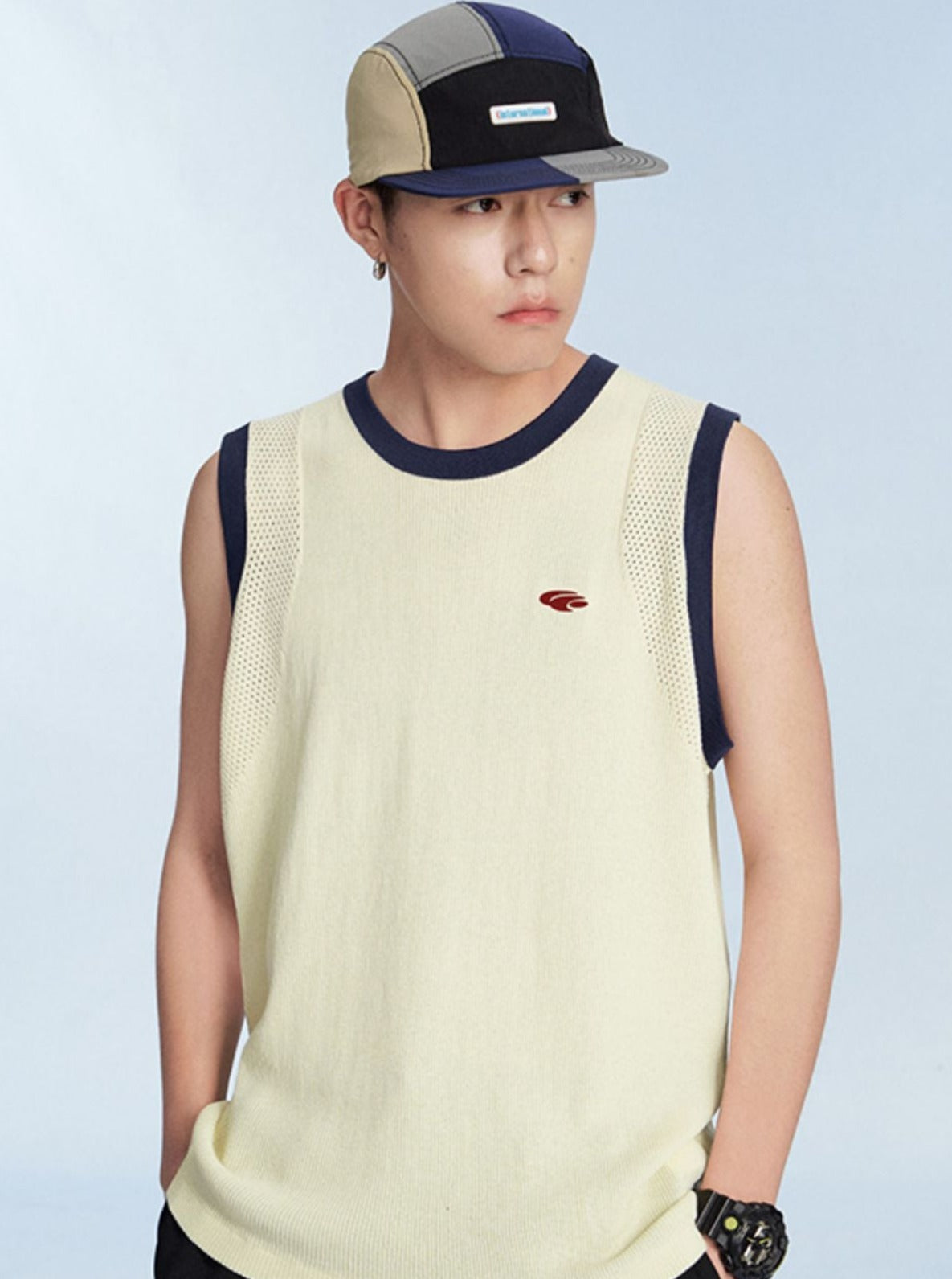 Sports Tank Top With Stitched Details