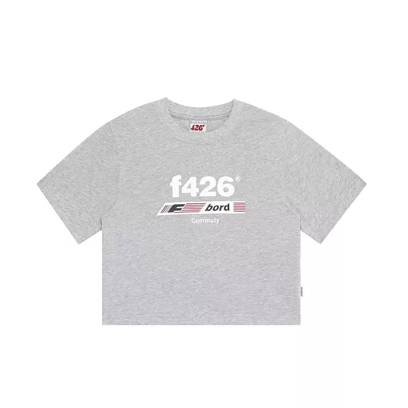 T-Shirt With American Flag Logo