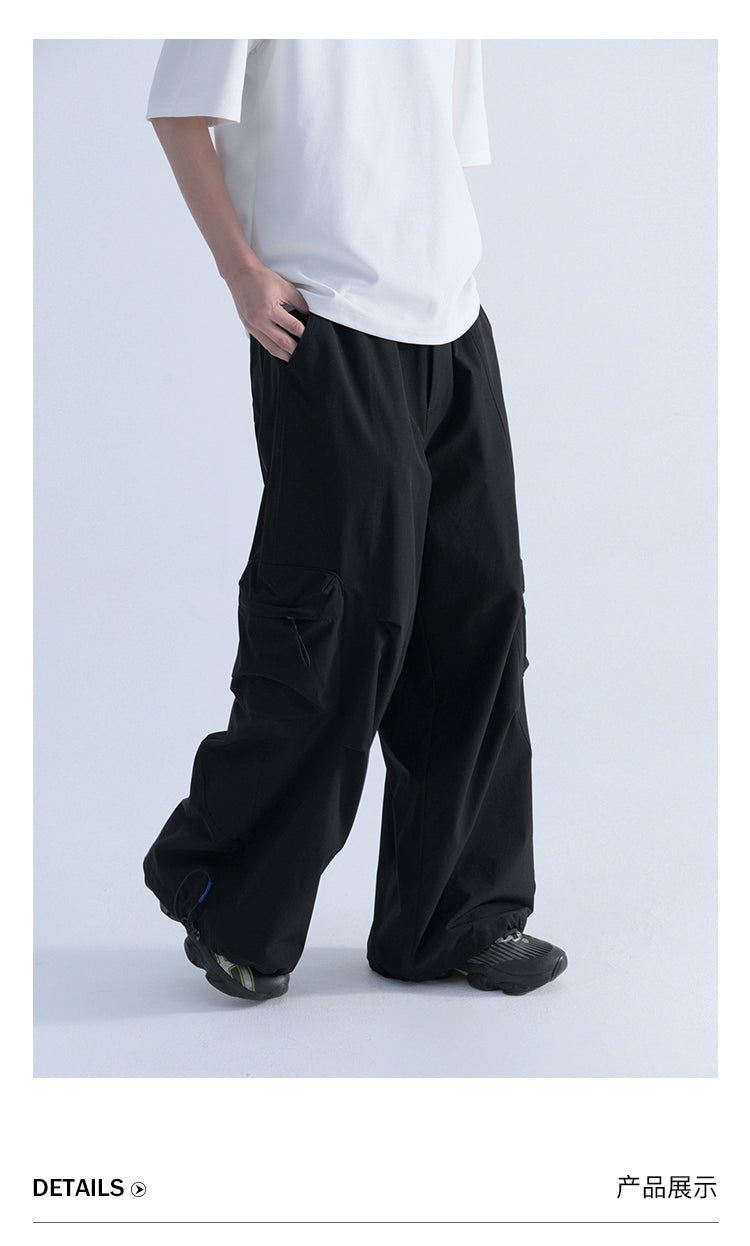 Drawstring Workwear Cargo Pants