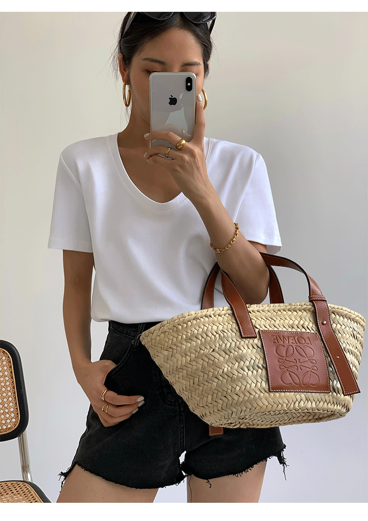 Summer Casual V-Neck White T-Shirt