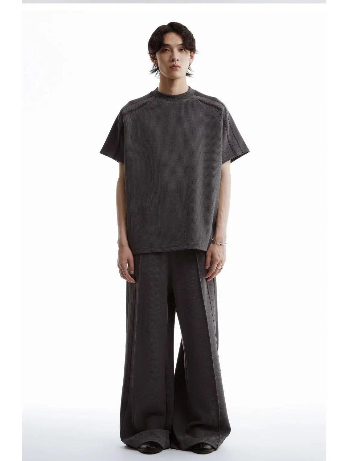 Pleated Wide Leg Pants