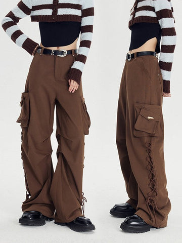 Relaxed Wide-Leg Trousers