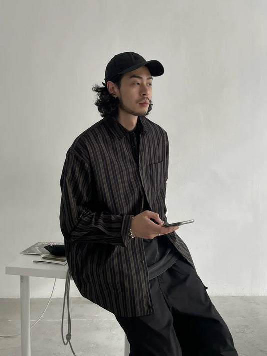 Relaxed Fit Striped Shirt