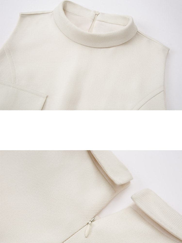 Sleeveless Asymmetrical Dress