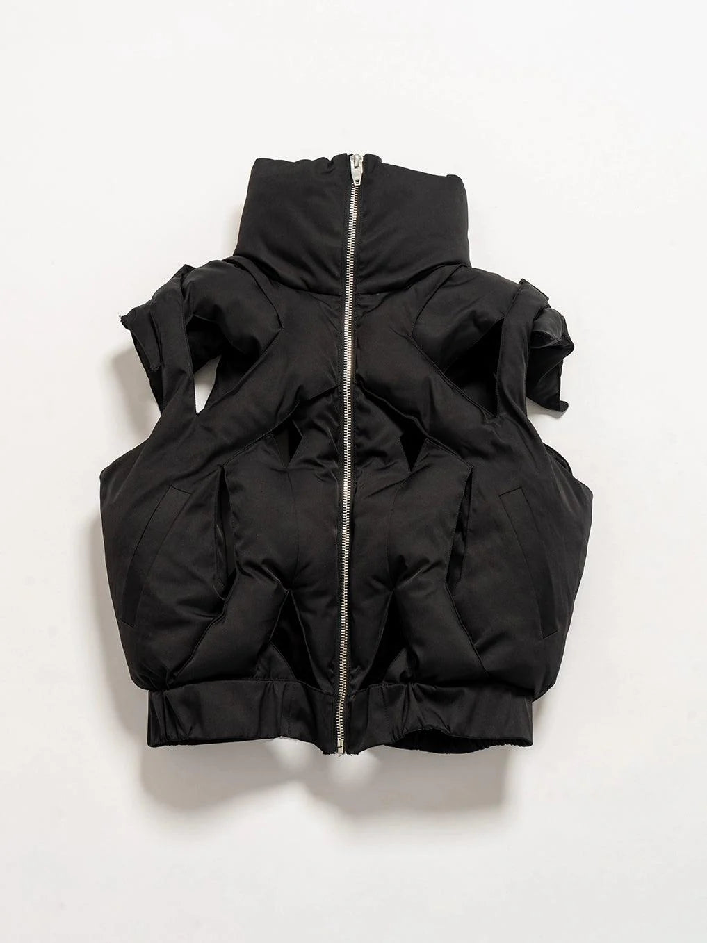 Quilted High-Neck Puffer Vest