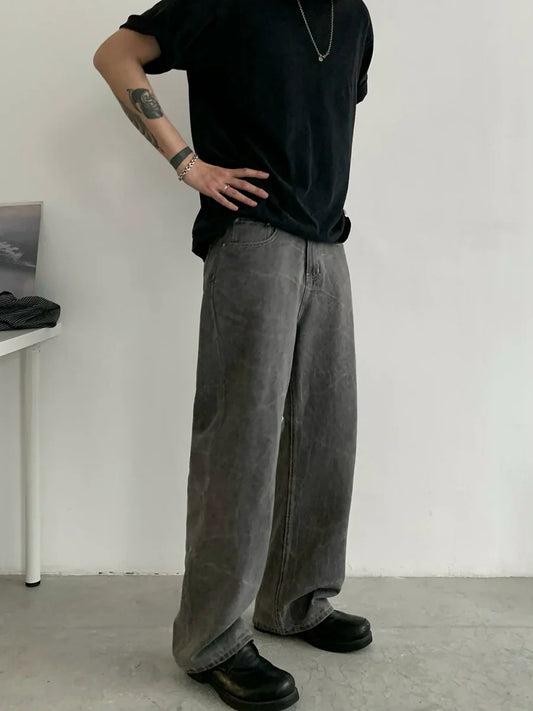 Classic Vintage Straight Denim Jeans