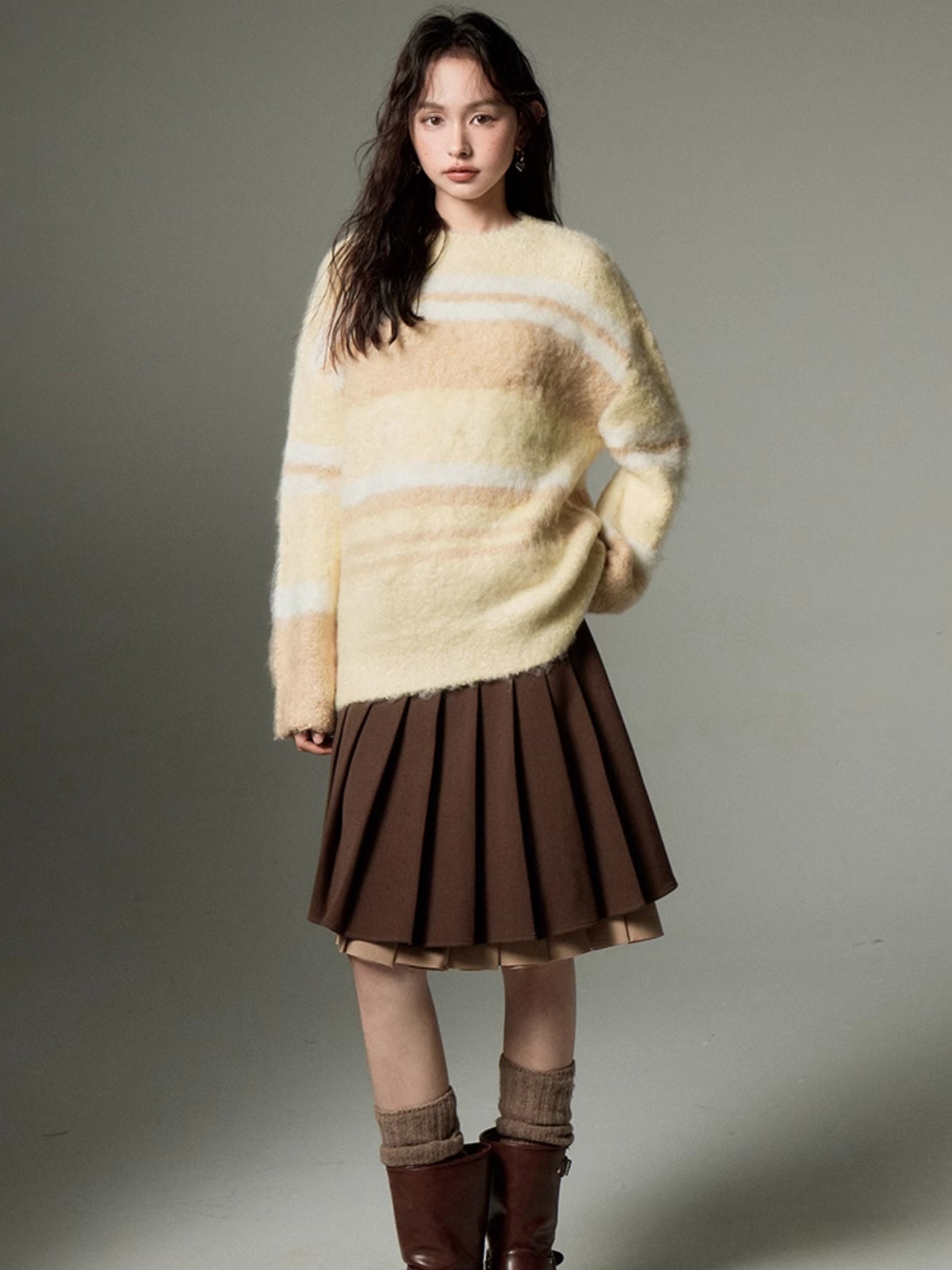 Soft Waxy Loose Sweater