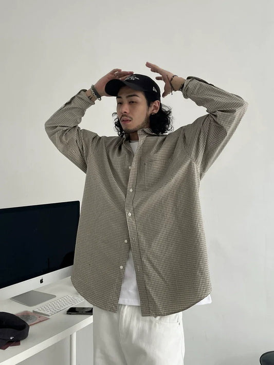 Classic Plaid Button-Down Shirt