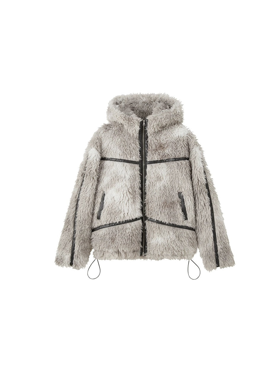 Sustainable Rabbit-Eared Fur Coat