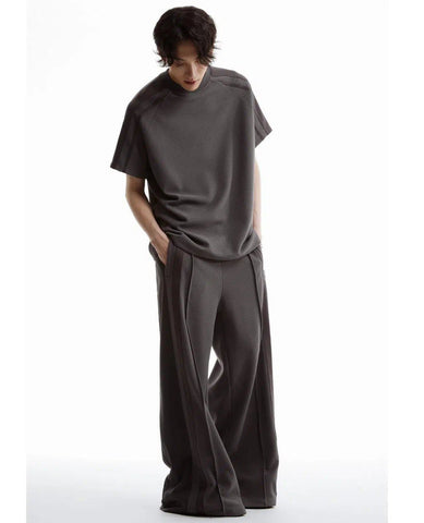 Pleated Wide Leg Pants