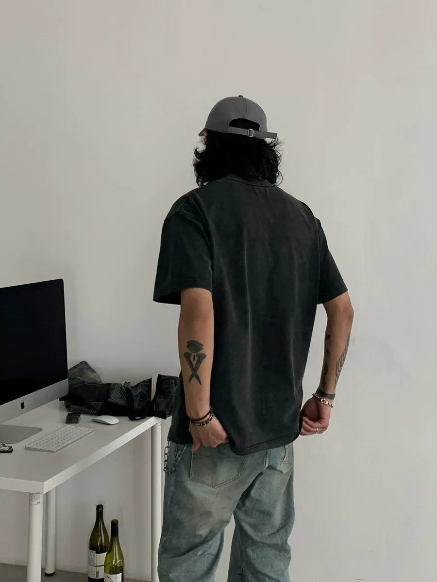 Washed Heavyweight Short Sleeve T-Shirt