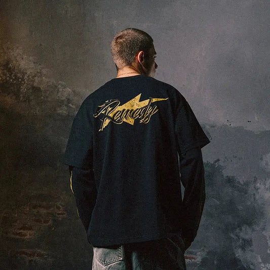 Casual Long Sleeve T-Shirt With Layers