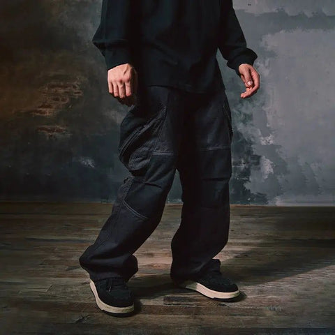 Casual Cargo Pants With Loose Pockets