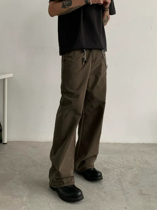 Classic Straight Leg Denim Jeans