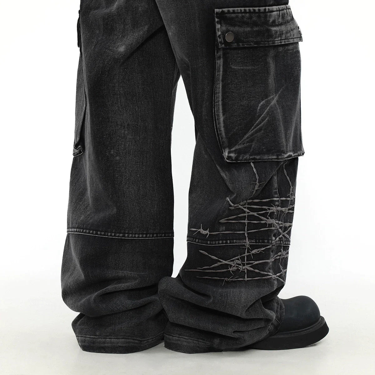 Rugged Explorer Multi-Pocket Jeans
