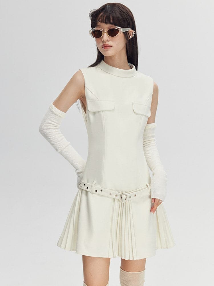 Sleeveless Asymmetrical Dress