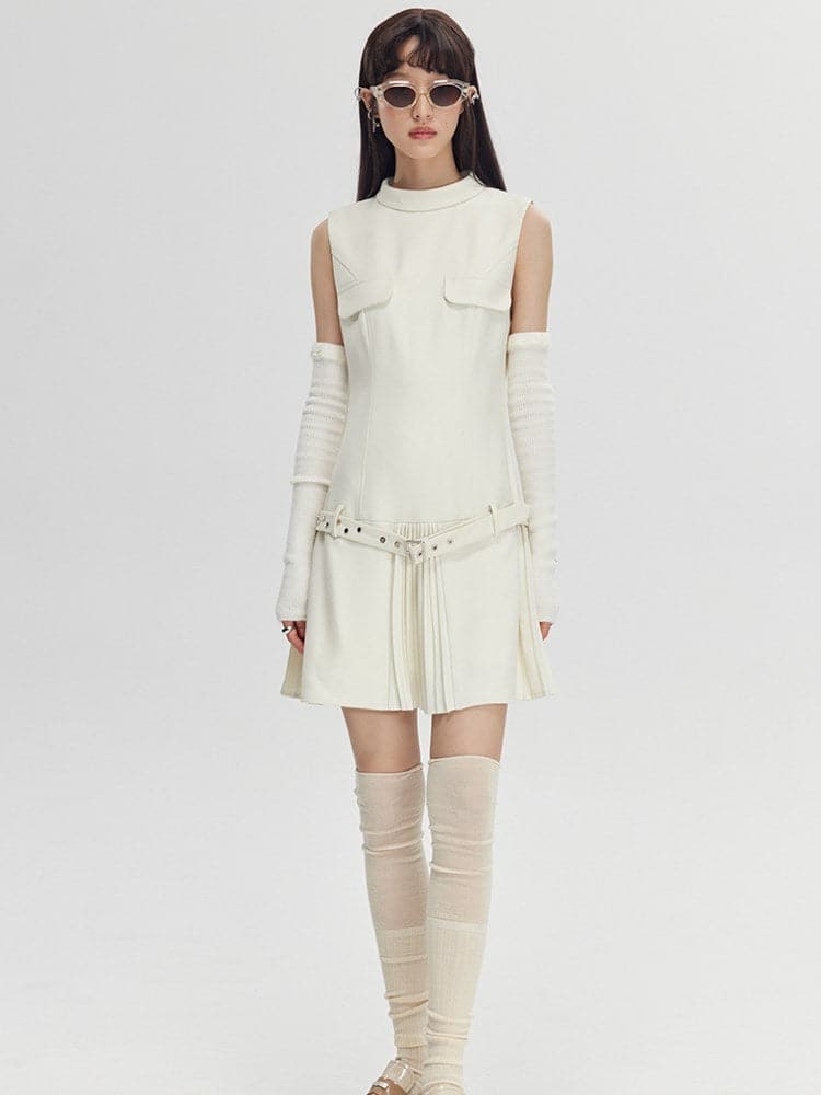 Sleeveless Asymmetrical Dress