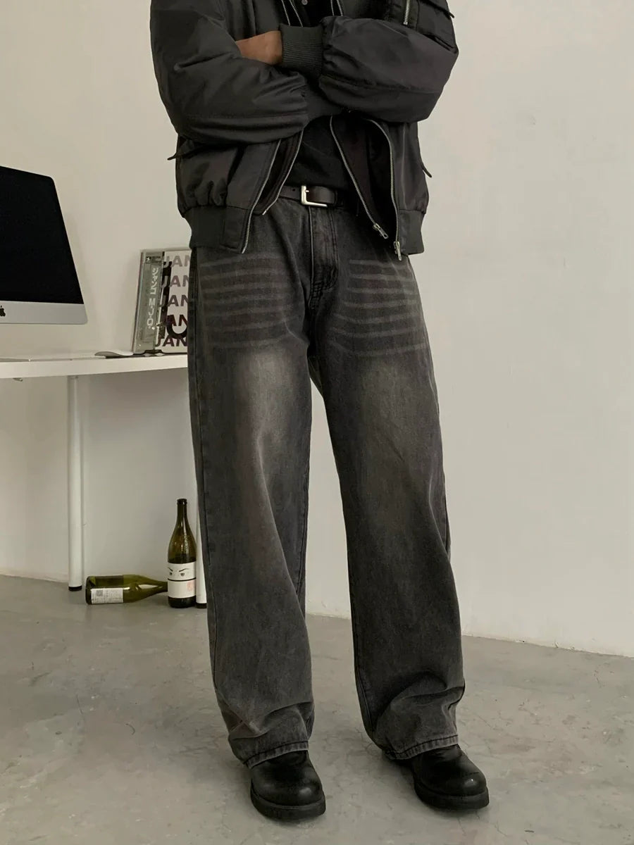 Retro Wash Straight Leg Denim