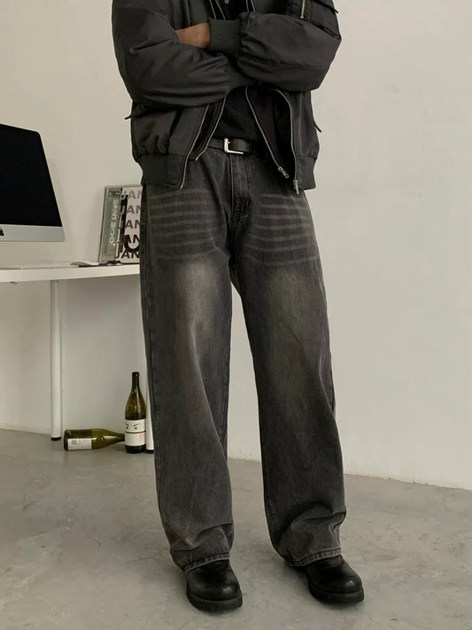 Retro Wash Straight Leg Denim