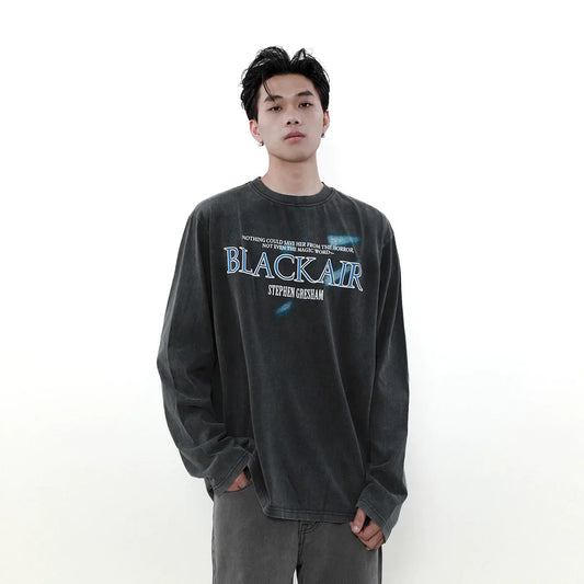 Typographia Draped Longline Shirt