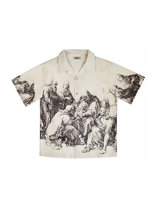 Saint Son Graphic Print Tee