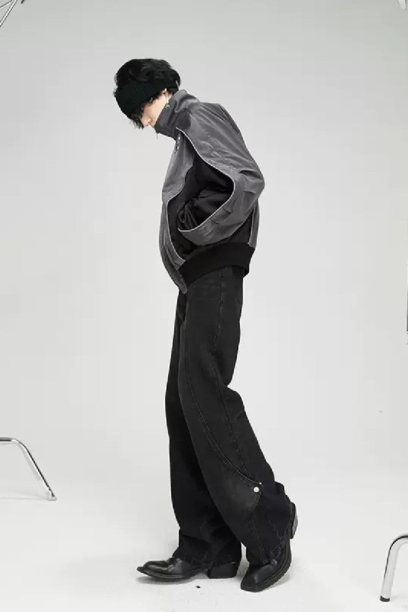 Throwback Retro Straight Flared Jeans