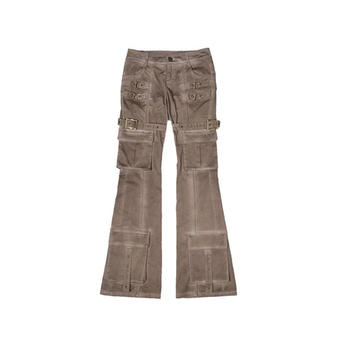 ARIADNAw Tactical Cargo Pants with Detachable Pockets - Taupe (Women's)