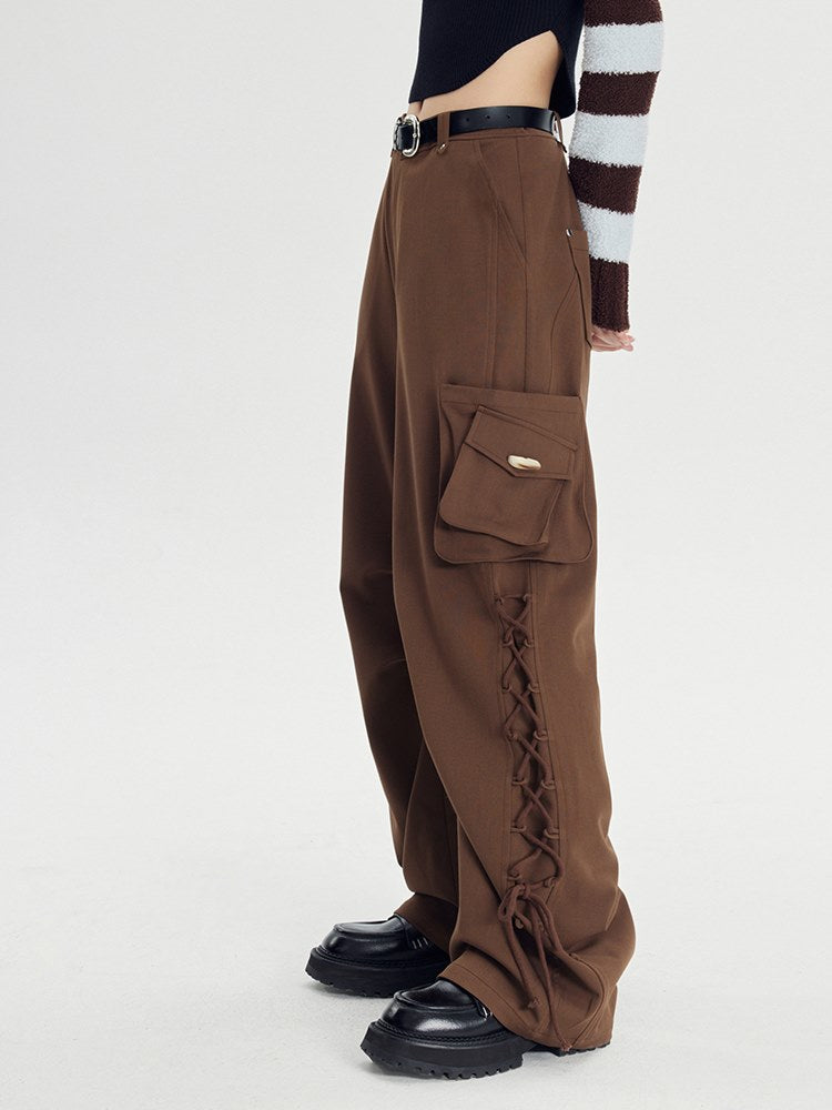 Relaxed Wide-Leg Trousers