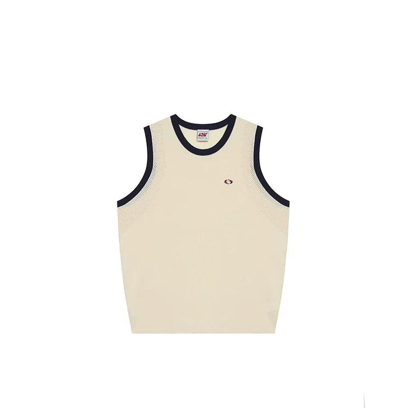 Sports Tank Top With Stitched Details