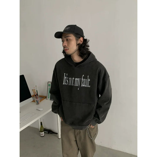 Oversized Graphic Print Hoodie