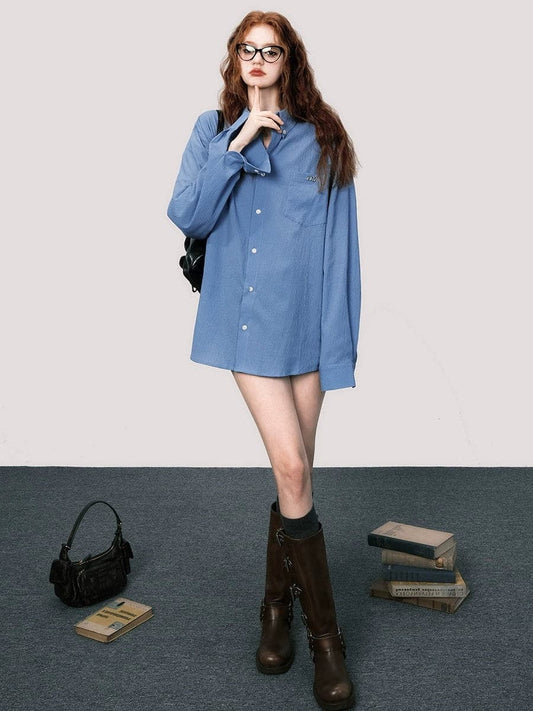 Classic Long-Sleeved Men'S Shirt