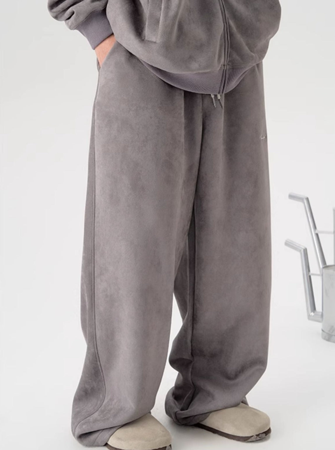 Couple'S Hip Hop Stand-Up Collar Pants