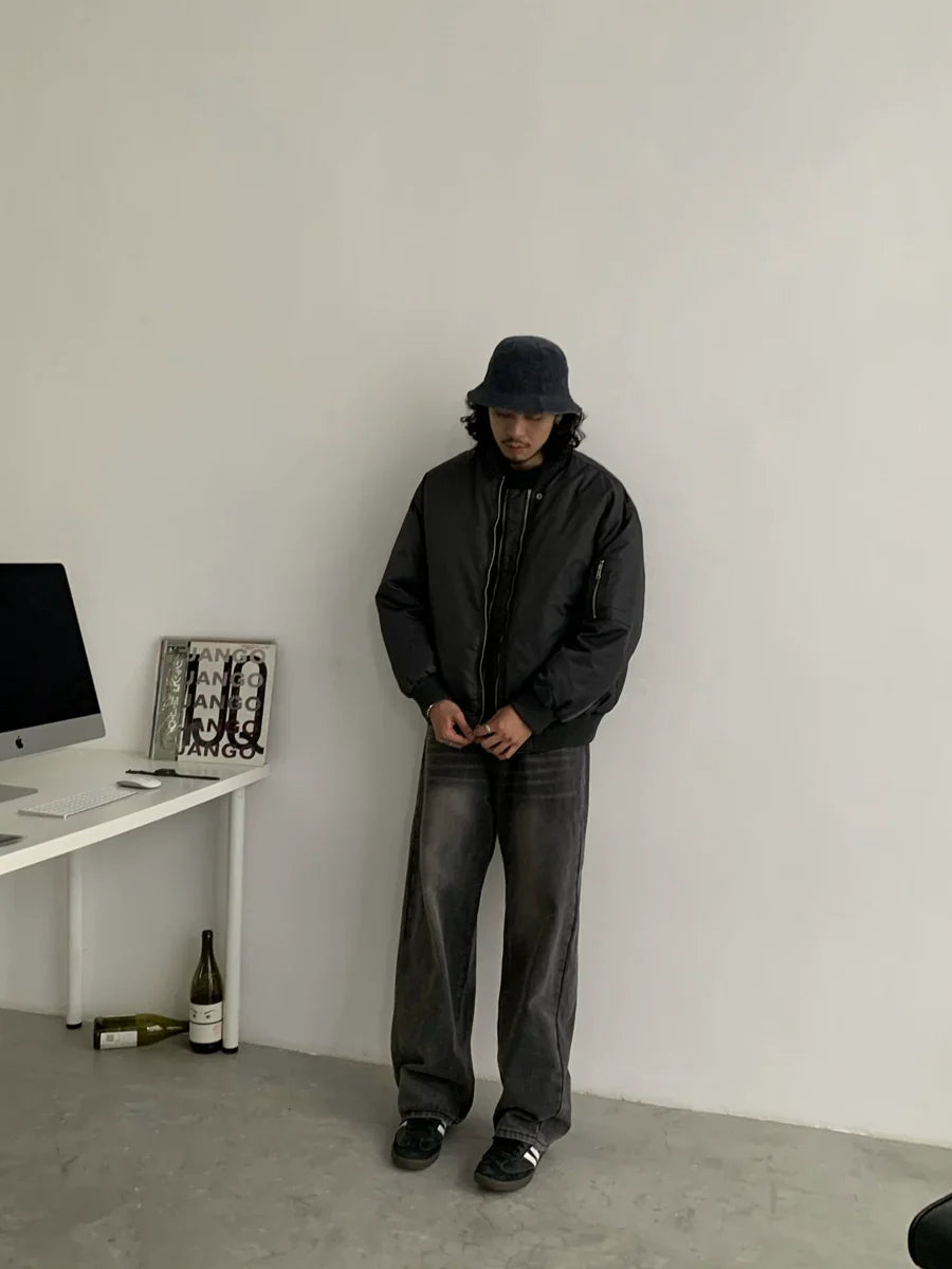 Retro Wash Straight Leg Denim