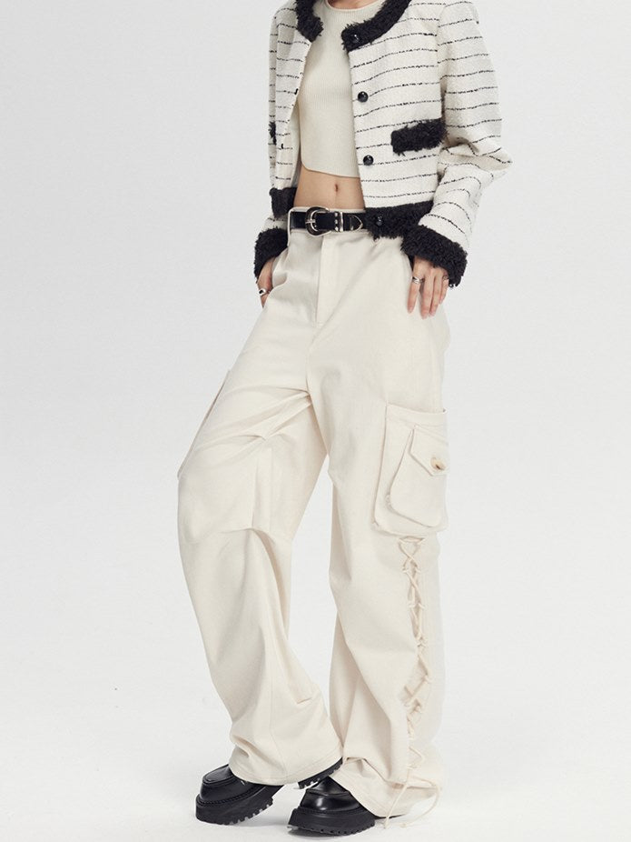 Relaxed Wide-Leg Trousers