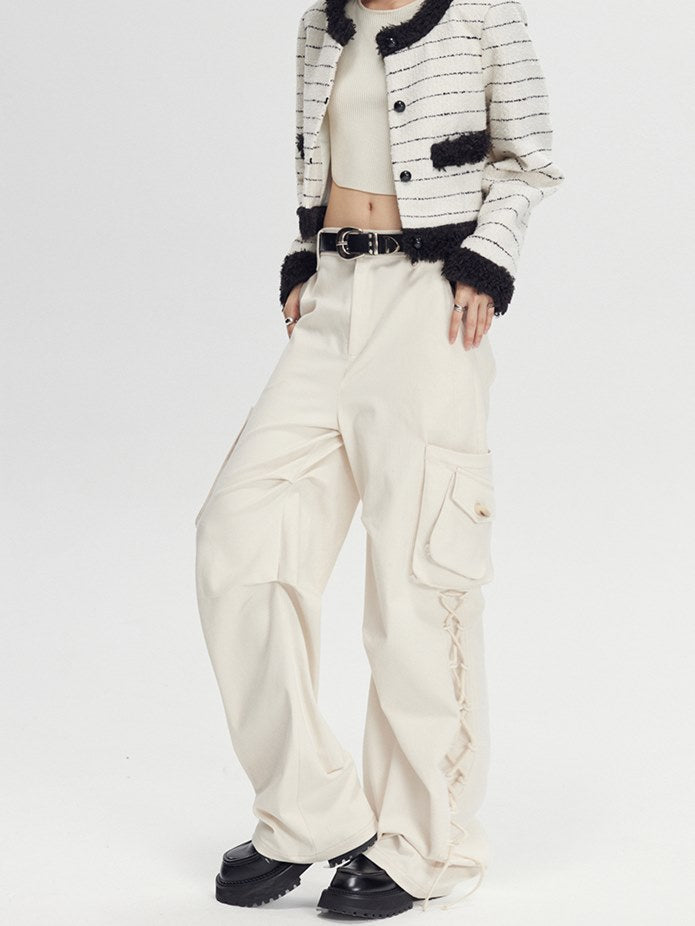 Relaxed Wide-Leg Trousers