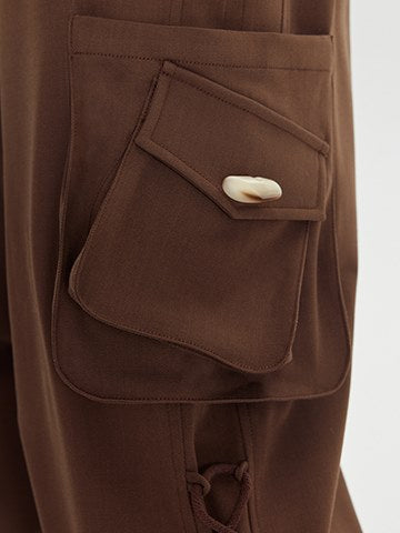 Relaxed Wide-Leg Trousers