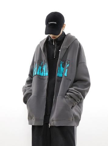 Soft-Lined Zip Hoodie