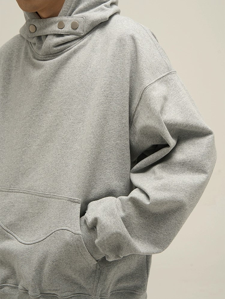 Sleek Comfort Oversized High-Neck Hoodie Jacket