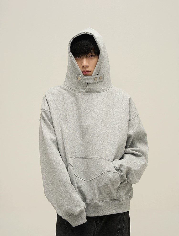 Sleek Comfort Oversized High-Neck Hoodie Jacket