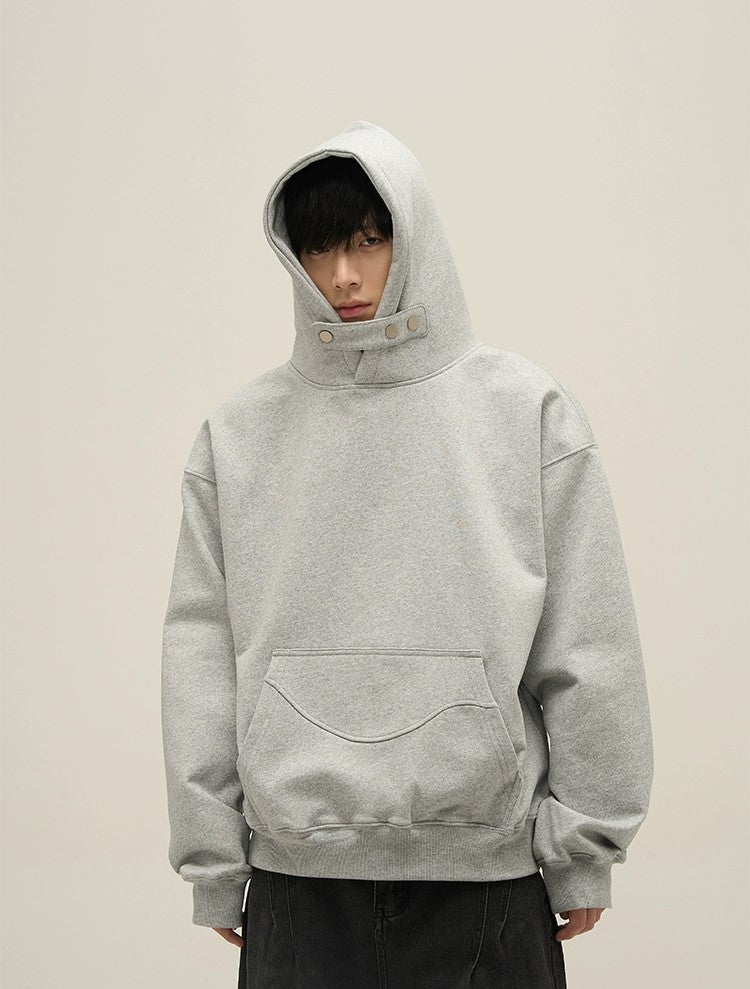 Sleek Comfort Oversized High-Neck Hoodie Jacket
