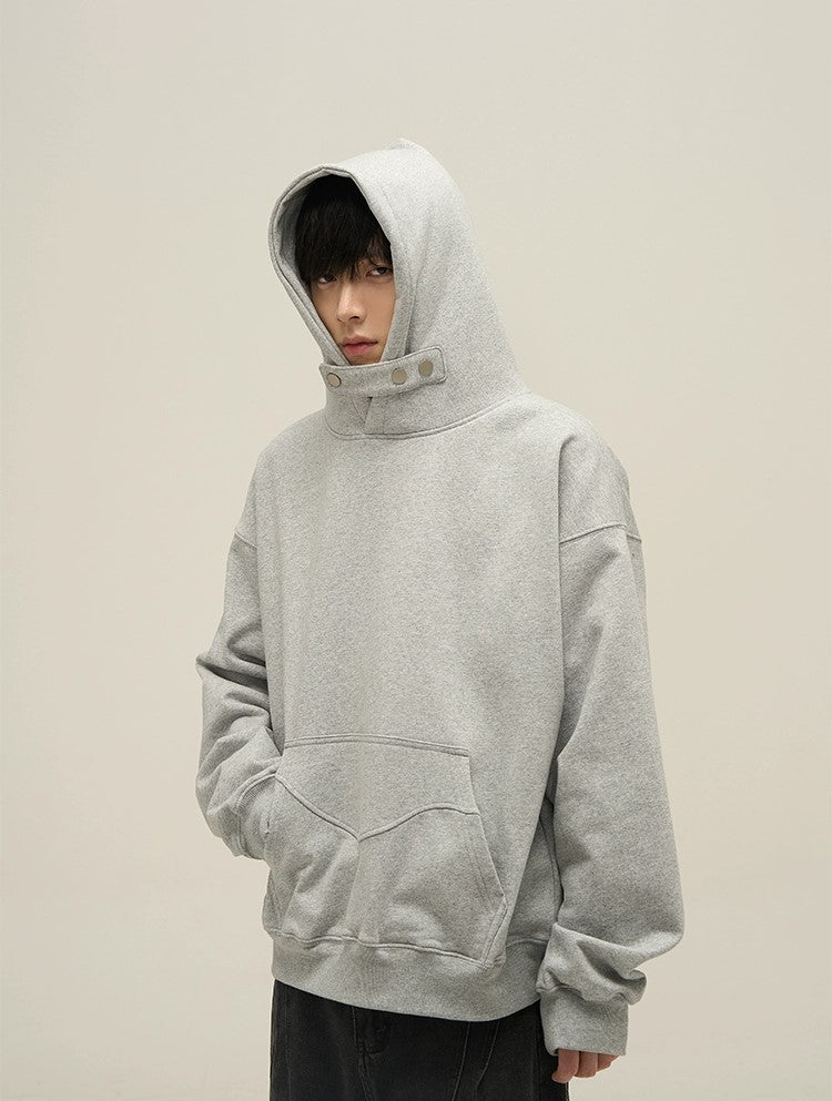 Sleek Comfort Oversized High-Neck Hoodie Jacket