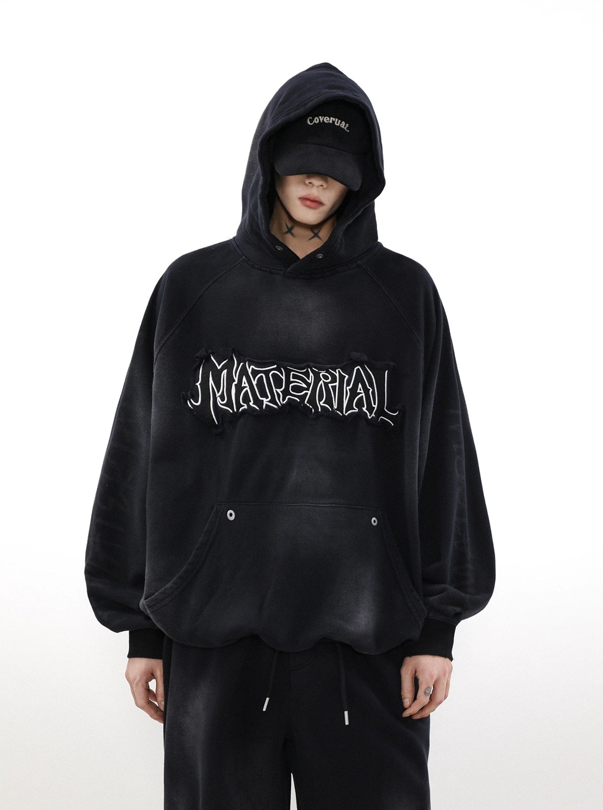 Patchwork Oversize Hoodie